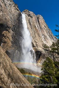 Yosemite Falls in Spring, viewed from Yosemite Falls trail