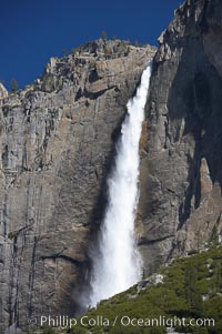 Yosemite Falls at peak flow, spring, Yosemite Valley, Yosemite National Park, California