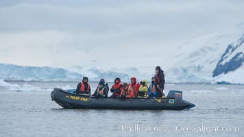 Zodiac cruising in Neko Harbor