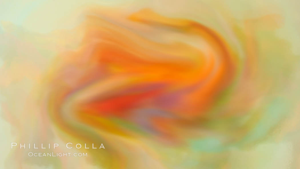 Abstract blend of colors., natural history stock photograph, photo id 20594