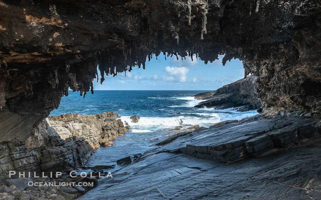 Admirals Arch in Flinders Chase National Park, Kangaroo Island, South Australia., natural history stock photograph, photo id 39265