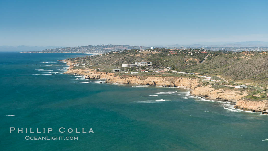 Aerial Photo of Cabrillo State Marine Reserve, Point Loma, San Diego. California, USA, natural history stock photograph, photo id 30699