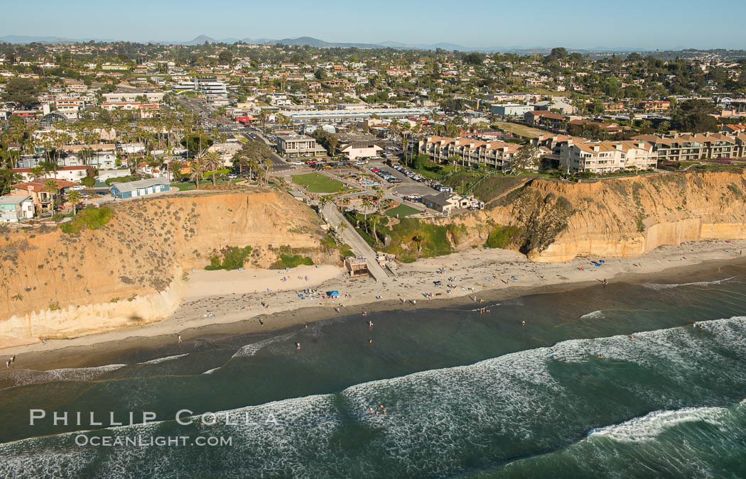 Aerial Photo of Fletcher Cove Solana Beach., natural history stock photograph, photo id 30727