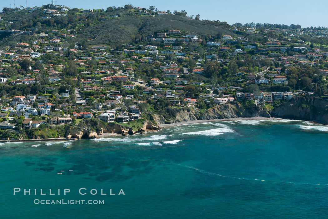 Aerial Photo of Matlahuayl State Marine Reserve (SMR), La Jolla Shores Beach. California, USA, natural history stock photograph, photo id 30632