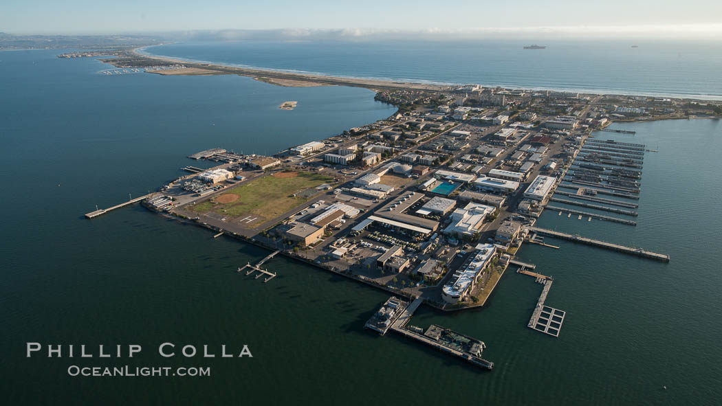 Aerial Photo of Naval Amphibious Base Coronado. San Diego, California, USA, natural history stock photograph, photo id 30815