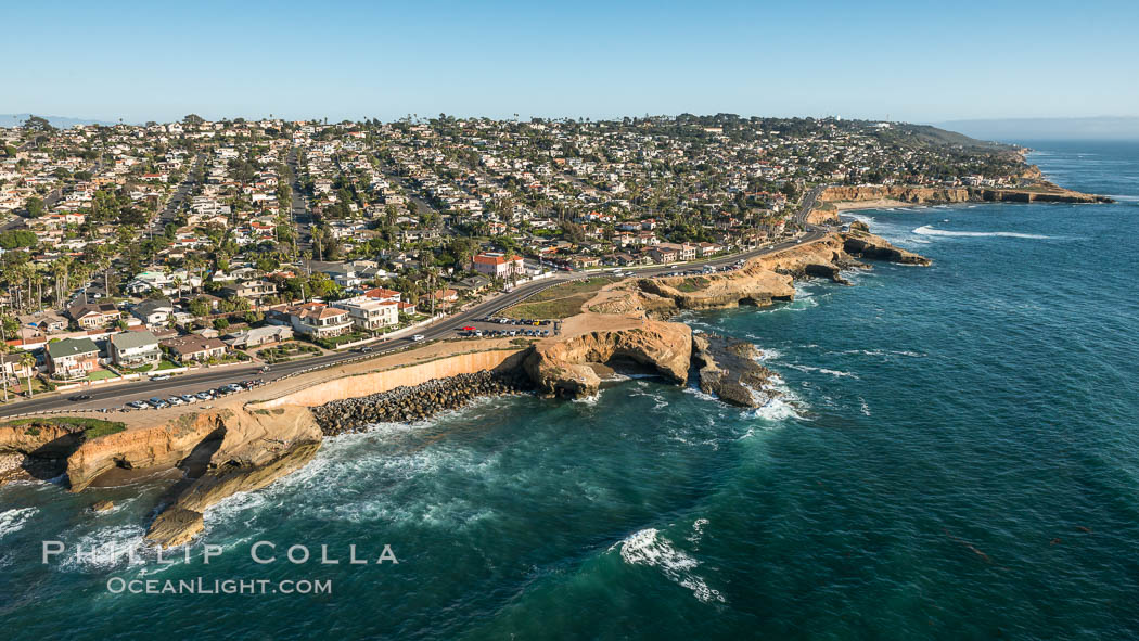 Aerial Photo of Sunset Cliffs and Point Loma, 30756