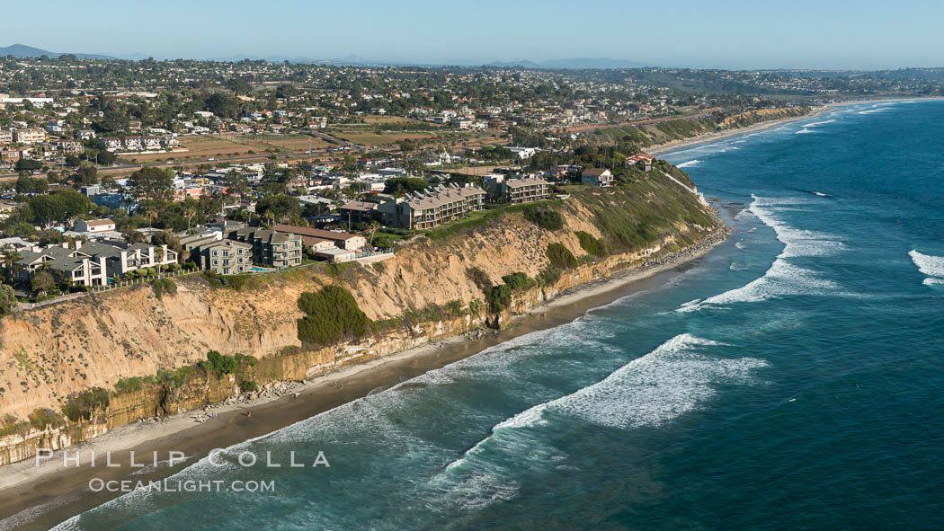 Aerial Photo of Swami's and Encinitas Coast. California, USA, natural history stock photograph, photo id 30791