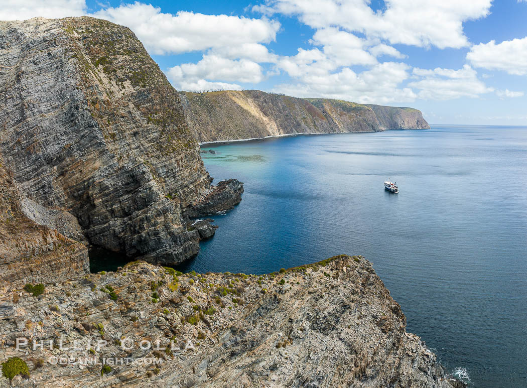 Aerial View of Kangaroo Island North Coast, near Cape Torrens, South Australia., natural history stock photograph, photo id 39274