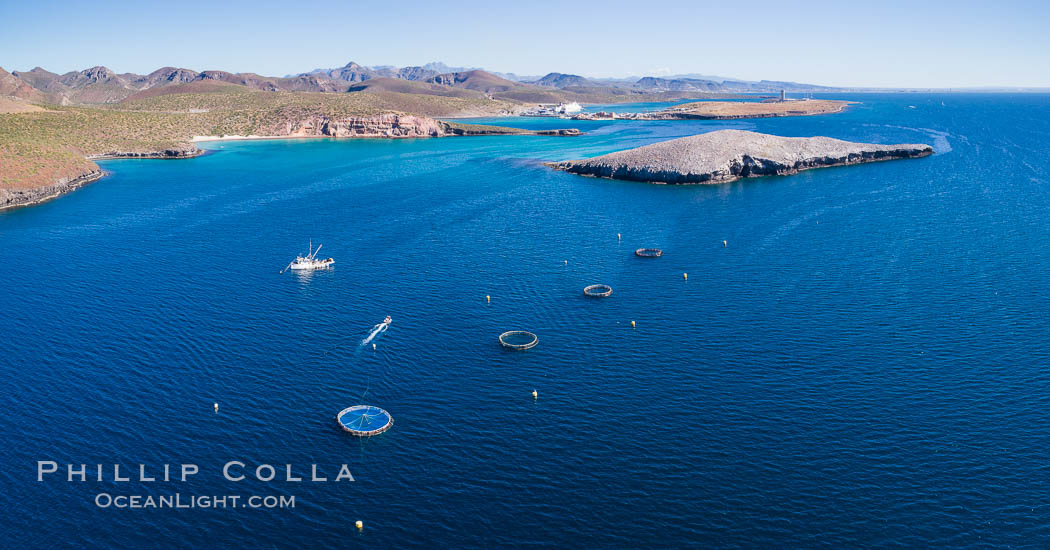 Aerial View near Playa Balandra and Lobera San Rafaelito, Sea of Cortez. Baja California, Mexico, natural history stock photograph, photo id 33832