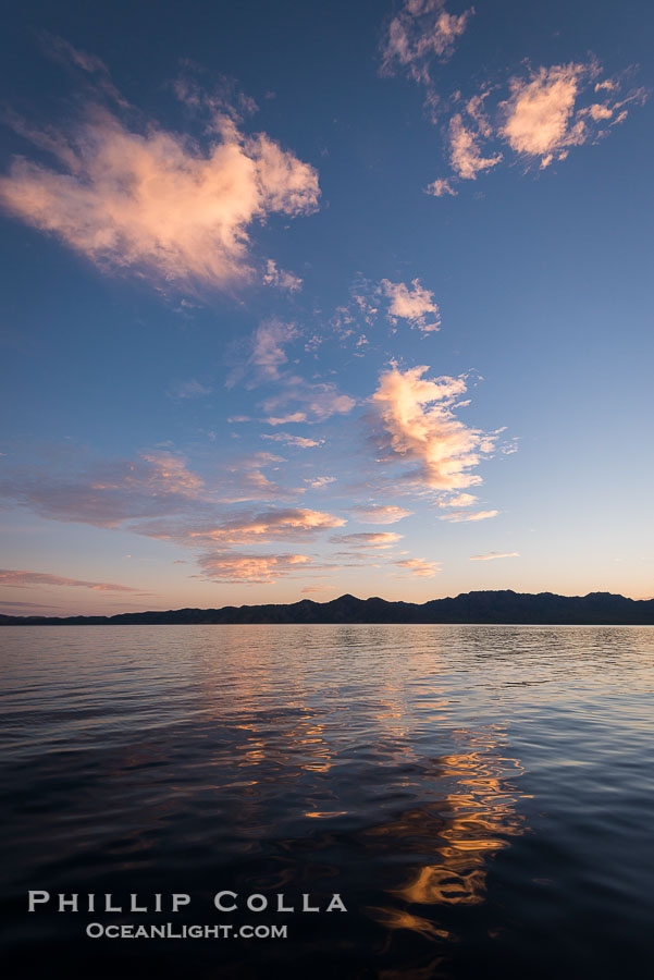 Another Beautiful Sunrise in the Sea of Cortez., natural history stock photograph, photo id 32422