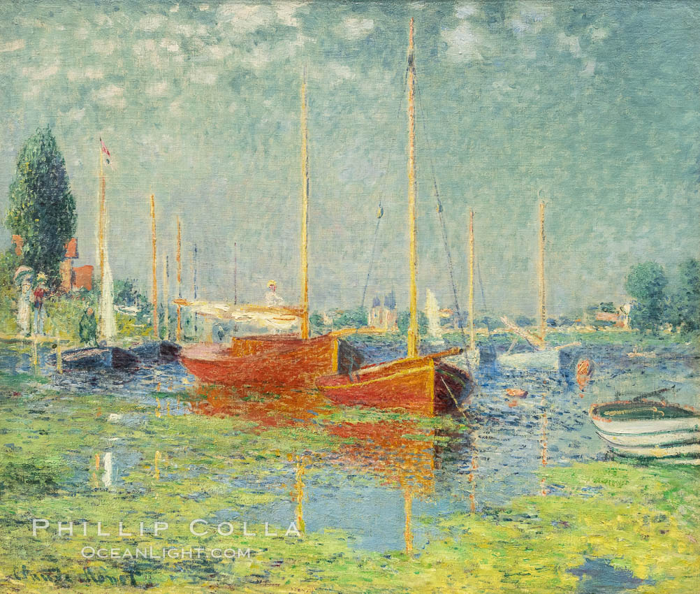 Argenteuil, Claude Monet, Musee de l"Orangerie. Musee de lOrangerie, Paris, France, natural history stock photograph, photo id 35632