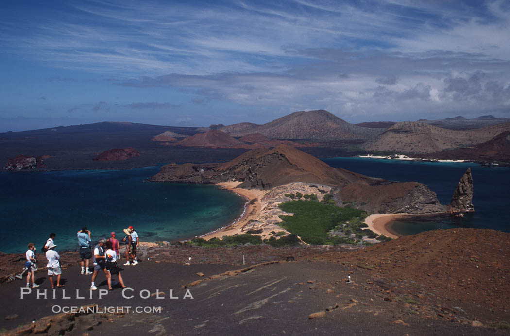 Bartolome lookout. Bartolome Island, Galapagos Islands, Ecuador, natural history stock photograph, photo id 02039