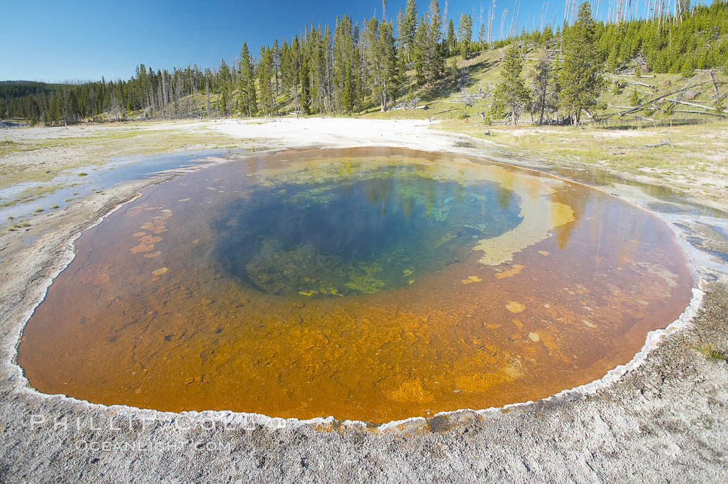 Beauty Pool. Upper Geyser Basin, Yellowstone National Park, Wyoming, USA, natural history stock photograph, photo id 13820