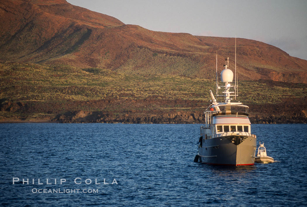 Boat Millenium Starship, Socorro Island, Baja California, Mexico. Socorro Island (Islas Revillagigedos), natural history stock photograph, photo id 36214