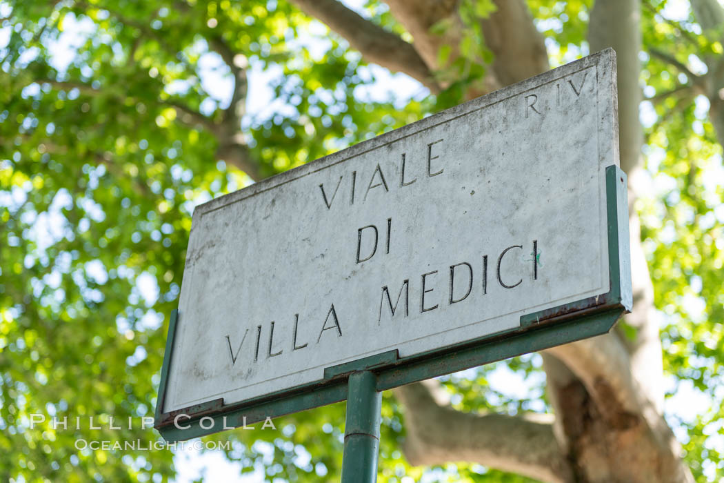 Borghese Gardens, Rome. Italy, natural history stock photograph, photo id 35560