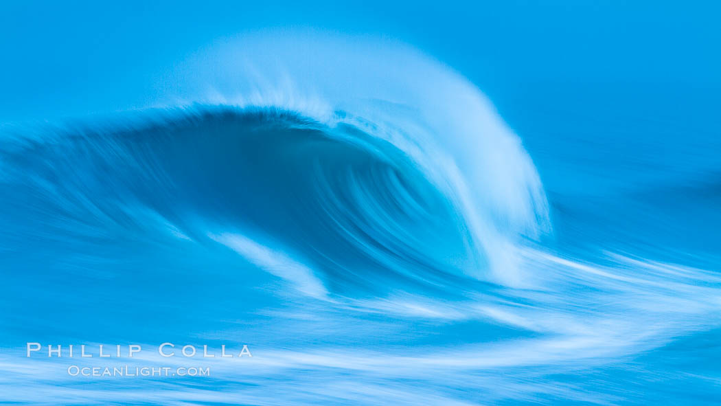Breaking wave fast motion and blur. The Wedge. Newport Beach, California, USA, natural history stock photograph, photo id 27073