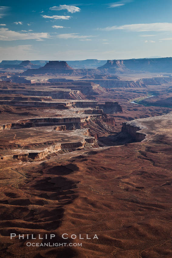 Soda Springs Basin from Green River Overlook, Island in the Sky, Canyonlands National Park, Utah. USA, natural history stock photograph, photo id 27840