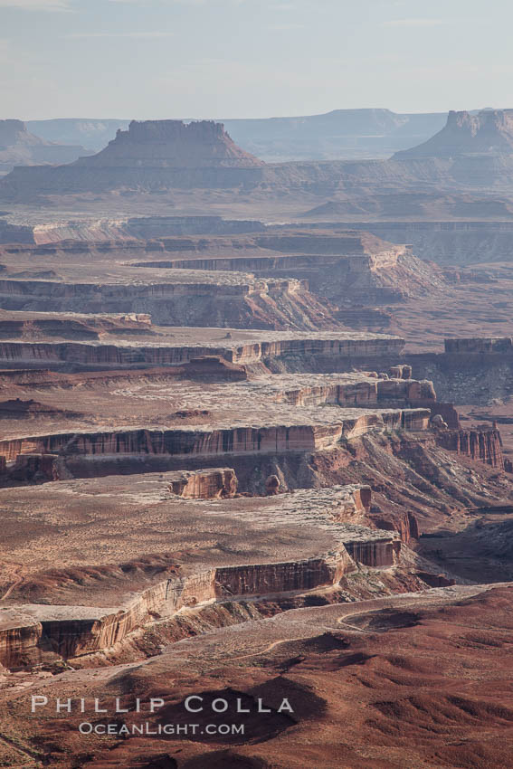 Canyonlands National Park view over Island in the Sky. Utah, USA, natural history stock photograph, photo id 27844