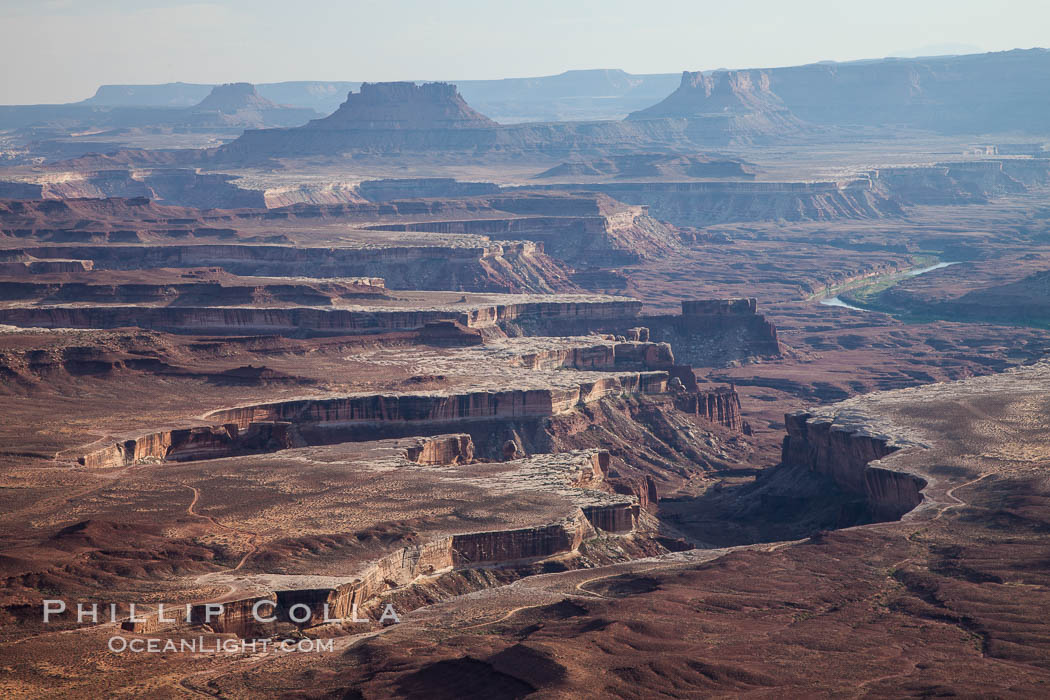 Canyonlands National Park view over Island in the Sky. Utah, USA, natural history stock photograph, photo id 27843