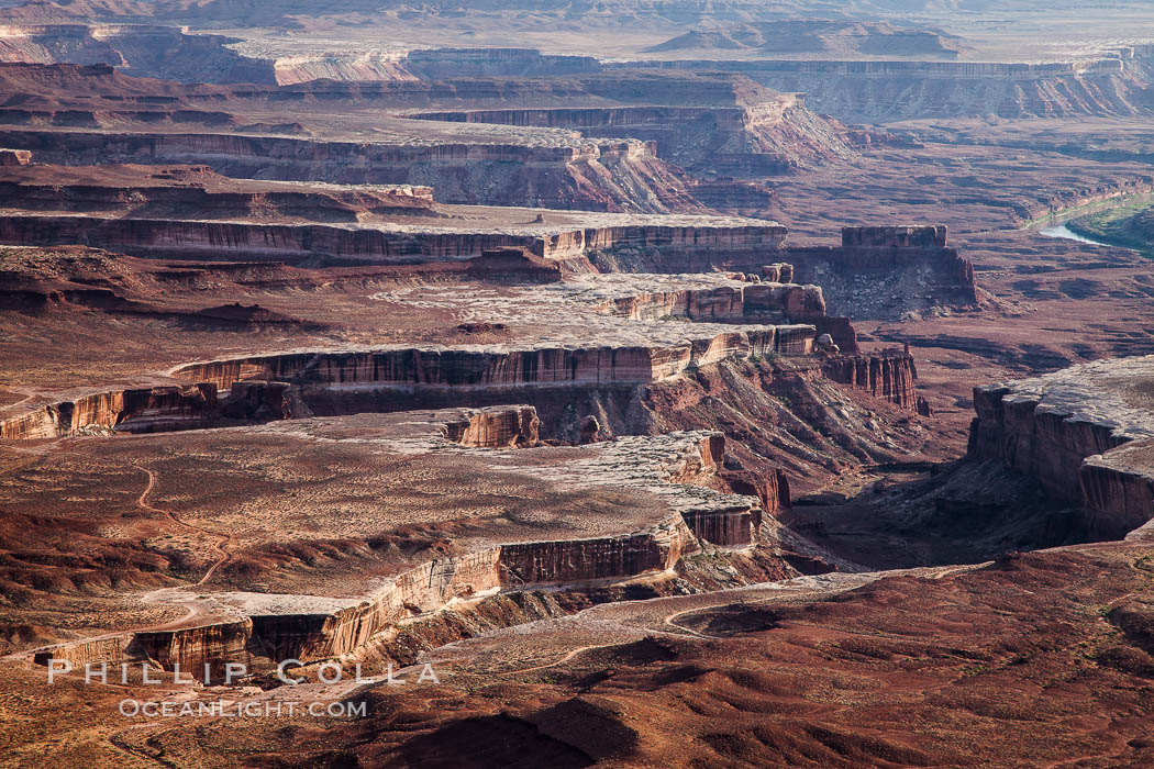 Soda Springs Basin from Green River Overlook, Island in the Sky, Canyonlands National Park, Utah. USA, natural history stock photograph, photo id 27841