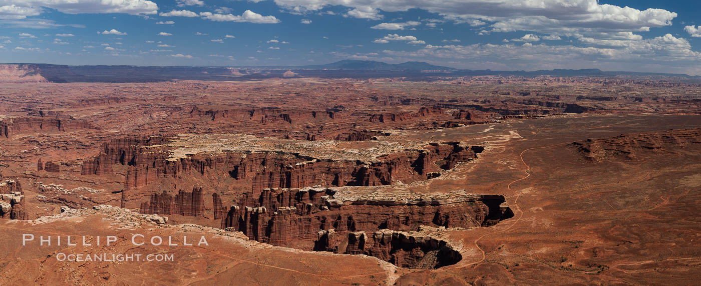 Canyonlands National Park panorama. Utah, USA, natural history stock photograph, photo id 27818
