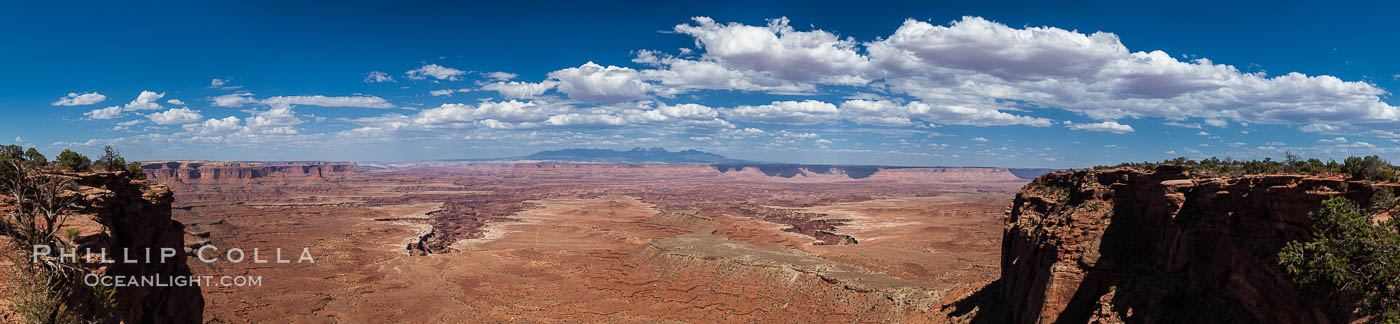 Canyonlands National Park panorama. Utah, USA, natural history stock photograph, photo id 27819