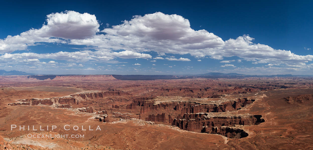 Canyonlands National Park panorama. Utah, USA, natural history stock photograph, photo id 27817