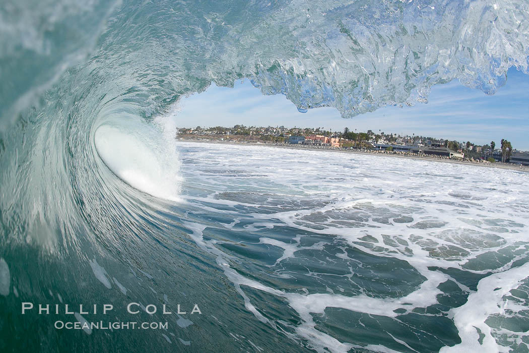 Cardiff, morning surf, Cardiff by the Sea, California, 17886