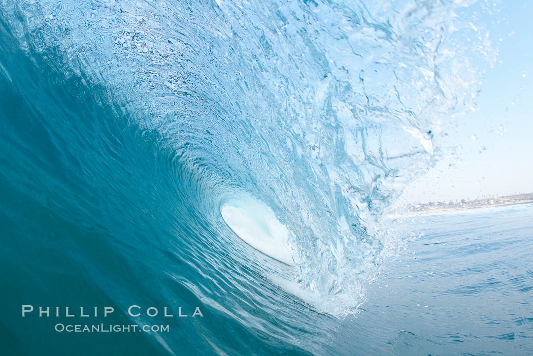 Ponto, South Carlsbad, morning surf. California, USA, natural history stock photograph, photo id 17826