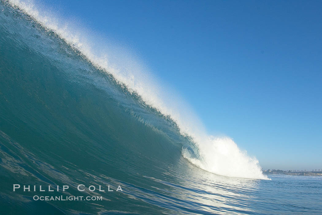 Ponto, South Carlsbad, morning surf. California, USA, natural history stock photograph, photo id 17834