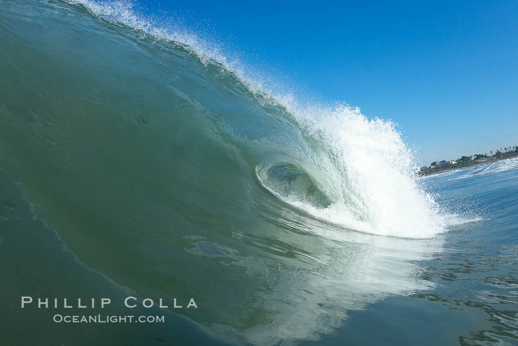 Ponto, South Carlsbad, morning surf. California, USA, natural history stock photograph, photo id 17862