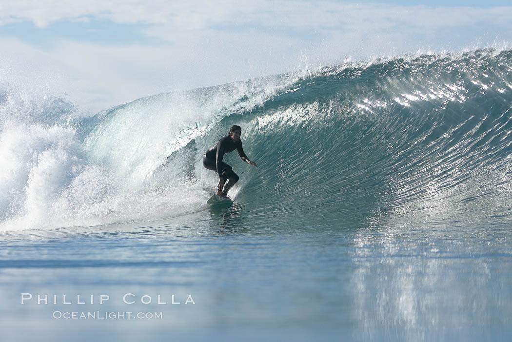 Ponto, South Carlsbad, morning surf. California, USA, natural history stock photograph, photo id 17784