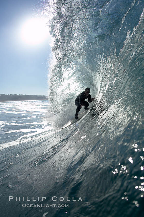 Carson Smith, Ponto, South Carlsbad, morning surf. California, USA, natural history stock photograph, photo id 17828