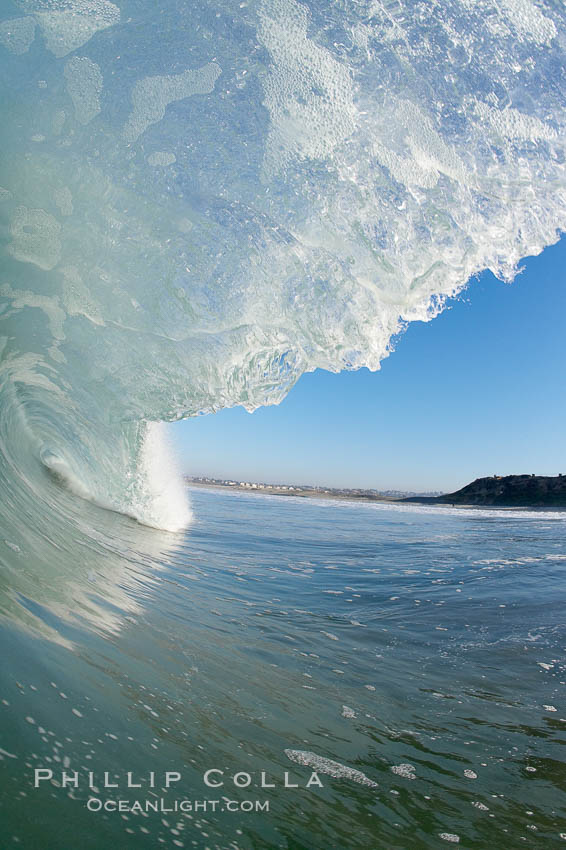 Ponto, South Carlsbad, morning surf. California, USA, natural history stock photograph, photo id 17836