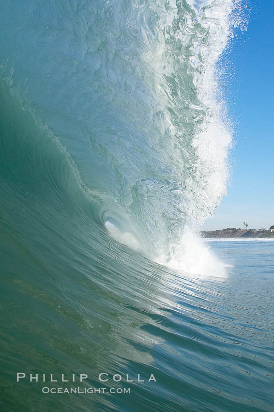 Ponto, South Carlsbad, morning surf. California, USA, natural history stock photograph, photo id 17860