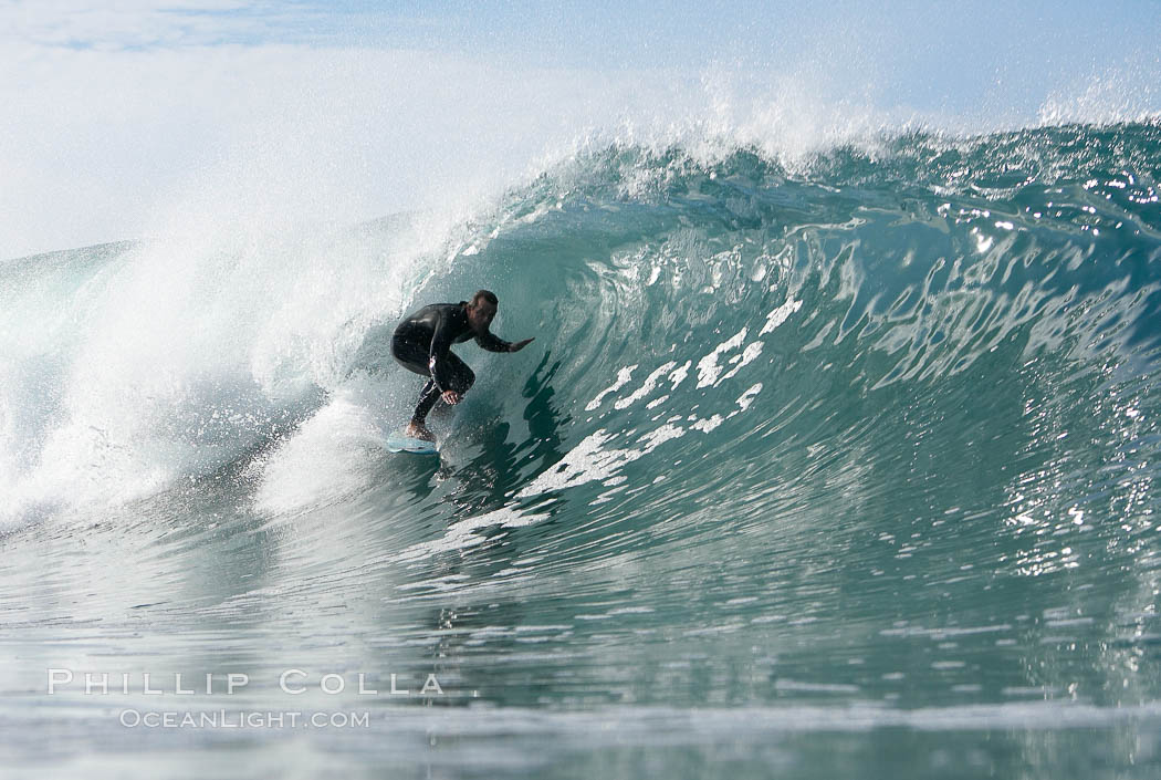 Ponto, South Carlsbad, morning surf. California, USA, natural history stock photograph, photo id 17815