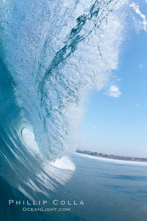 Ponto, South Carlsbad, morning surf. California, USA, natural history stock photograph, photo id 17823