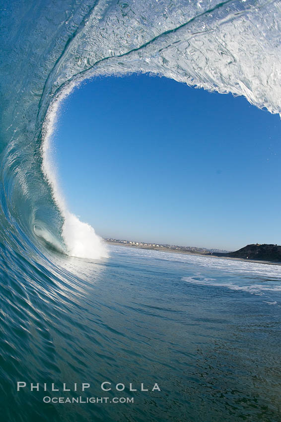 Close out wave, Ponto, South Carlsbad, morning surf. California, USA, natural history stock photograph, photo id 17827