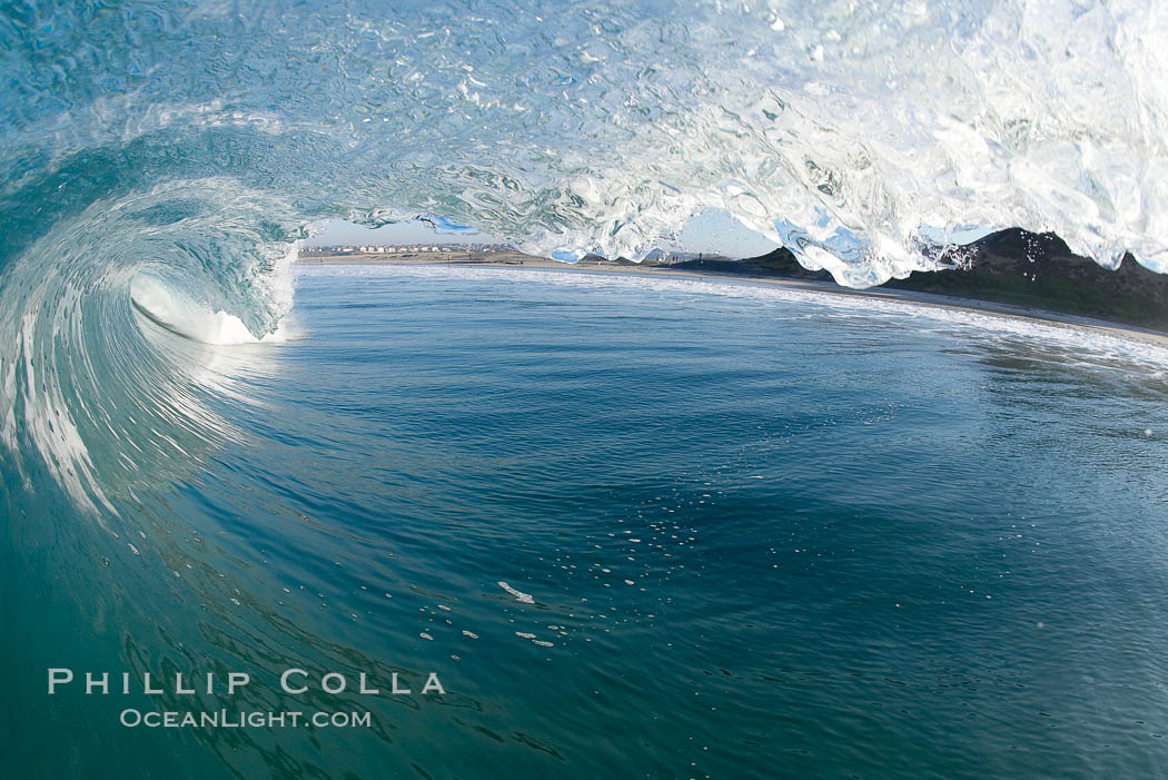 Ponto, South Carlsbad, morning surf. California, USA, natural history stock photograph, photo id 17835