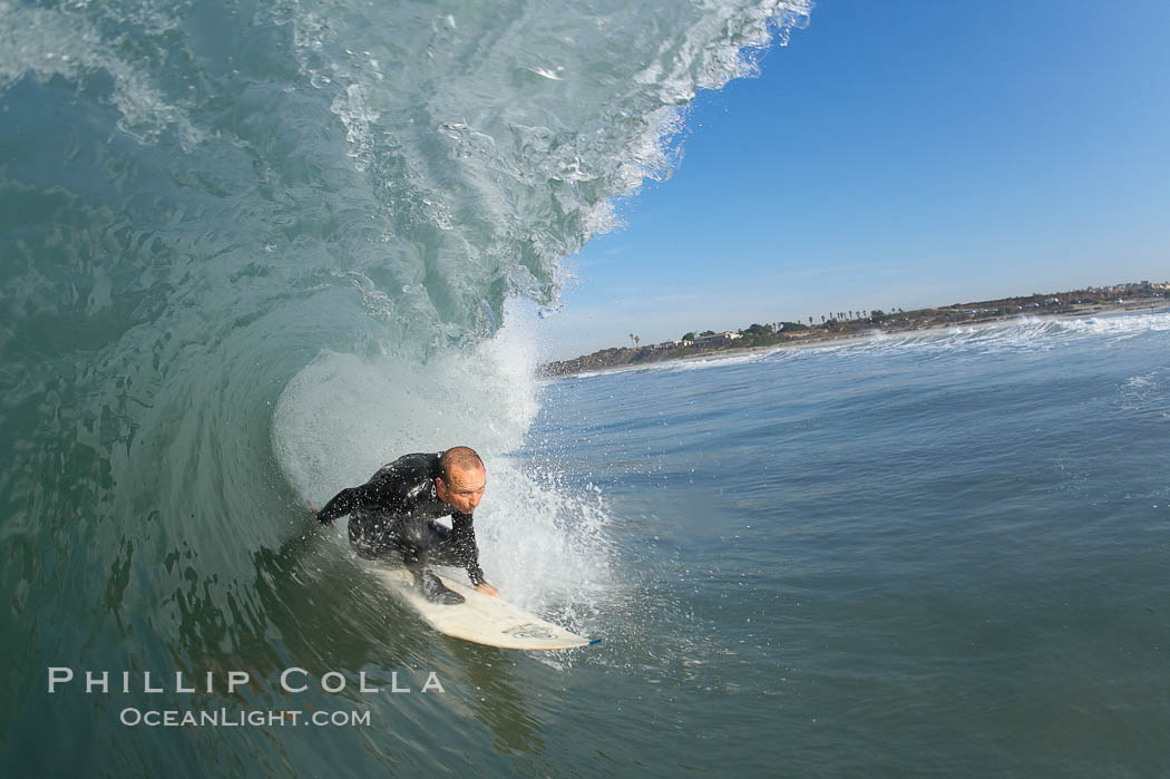 Don Gaunder, Ponto, South Carlsbad, morning surf. California, USA, natural history stock photograph, photo id 17855