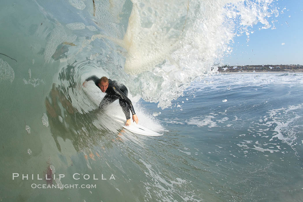 Ponto, South Carlsbad, morning surf. California, USA, natural history stock photograph, photo id 17859