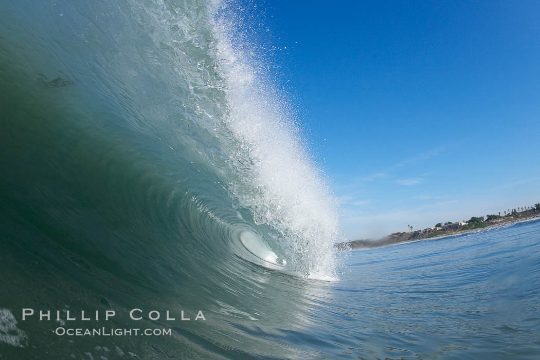 Ponto, South Carlsbad, morning surf. California, USA, natural history stock photograph, photo id 17863