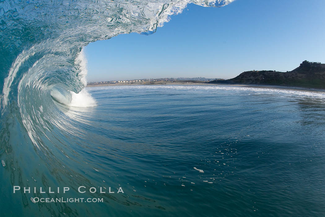 Ponto, South Carlsbad, morning surf. California, USA, natural history stock photograph, photo id 17829