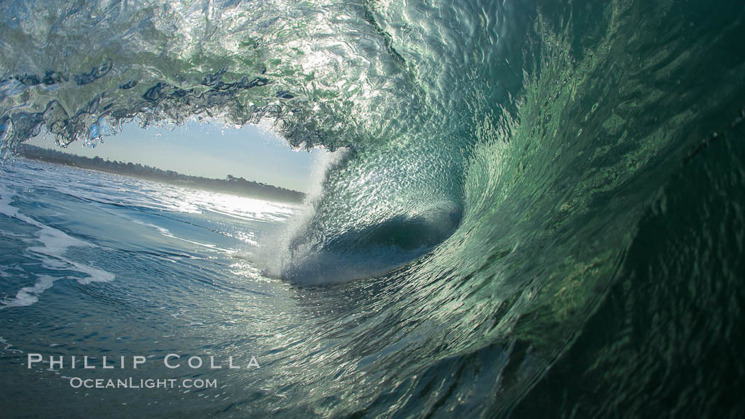 Ponto, South Carlsbad, morning surf. California, USA, natural history stock photograph, photo id 17857