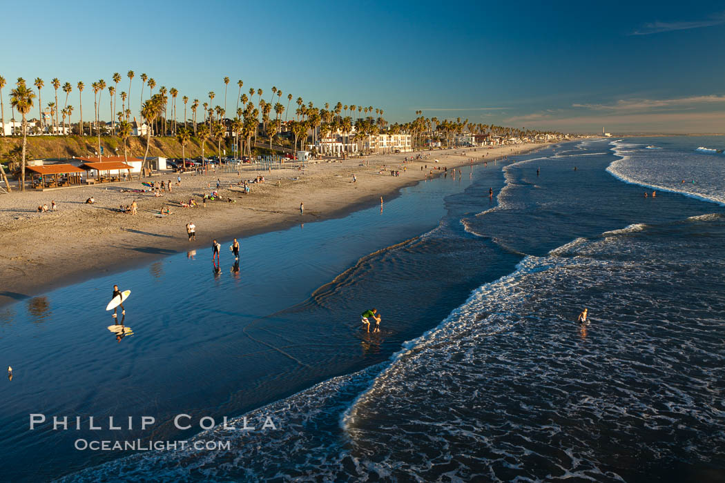 The coast of Oceanside California, Oceanside Pier, 27598