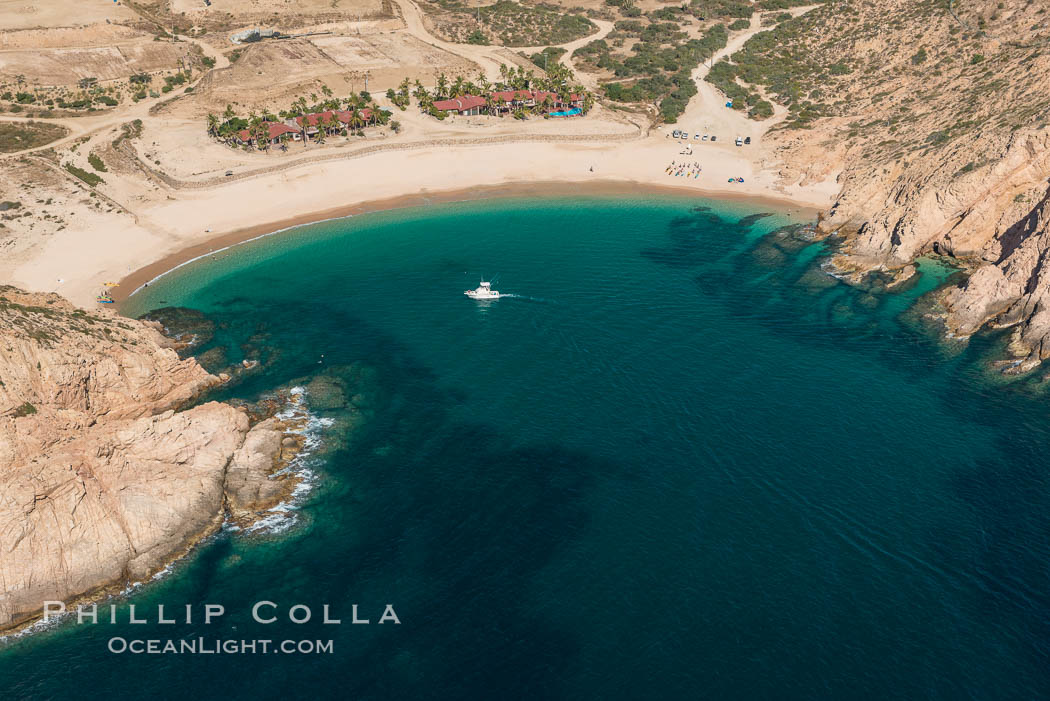 Bahia Santa Maria. Residential and resort development along the coast near Cabo San Lucas, Mexico. Baja California, natural history stock photograph, photo id 28918