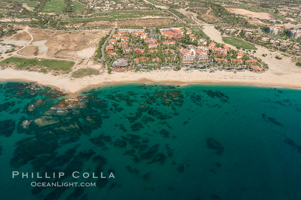 Hacienda del Mar and Vista Azul resorts. Residential and resort development along the coast near Cabo San Lucas, Mexico. Baja California, natural history stock photograph, photo id 28912