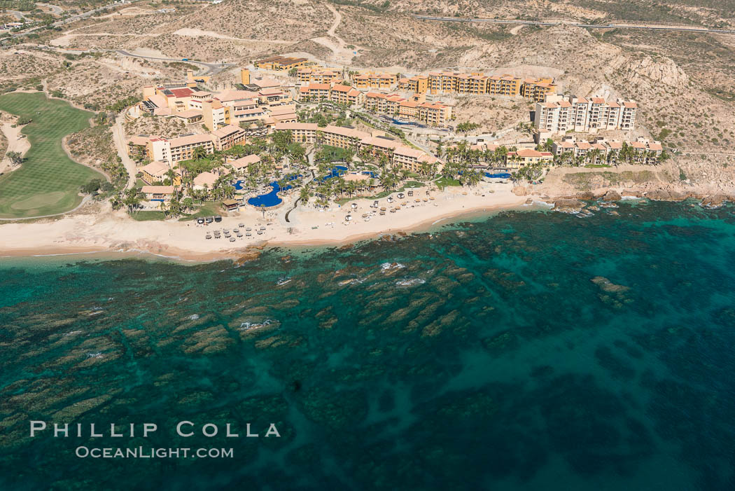 Fiesta American Grand Resort. Residential and resort development along the coast near Cabo San Lucas, Mexico. Baja California, natural history stock photograph, photo id 28916