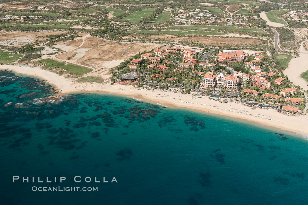 Hacienda del Mar and Vista Azul resorts. Residential and resort development along the coast near Cabo San Lucas, Mexico. Baja California, natural history stock photograph, photo id 28928