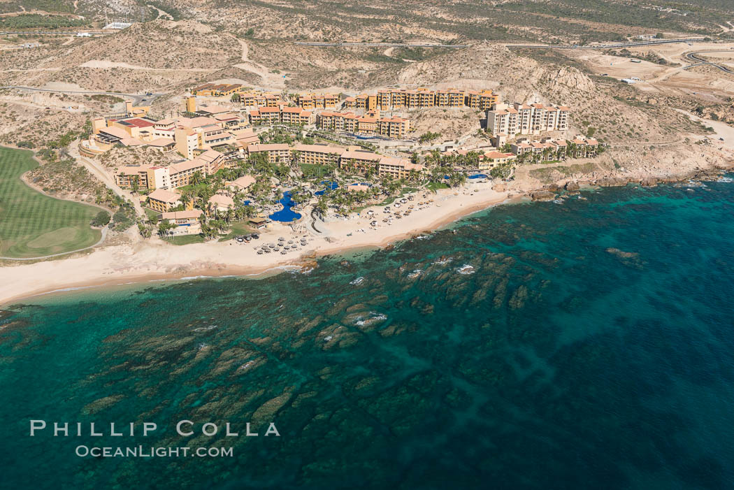 Fiesta American Grand Resort. Residential and resort development along the coast near Cabo San Lucas, Mexico. Baja California, natural history stock photograph, photo id 28915